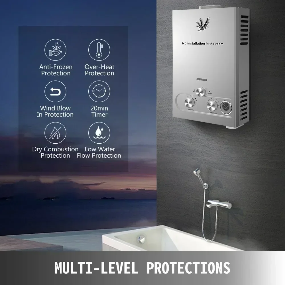 LPG Gas Water Heater 6L 8L 10L - Home Cooking Gas 评论和价格