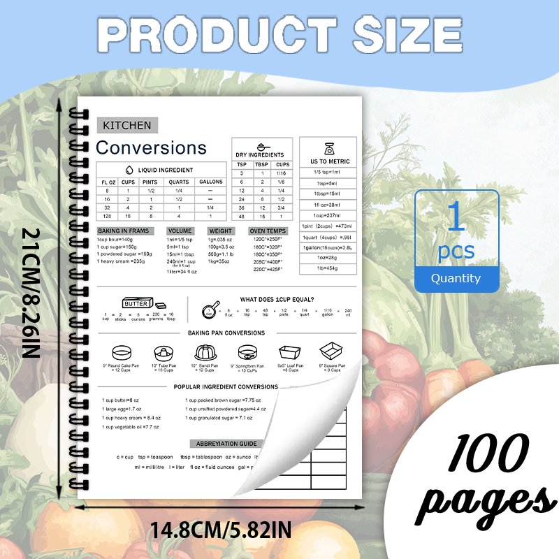 A5 Recipe Book, Blue Grid, Vin - Home Cooking Cookbook 评论和价格